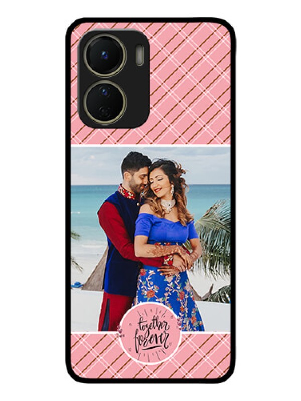 Custom Vivo Y16 Custom Metal Phone Case - Together Forever Design