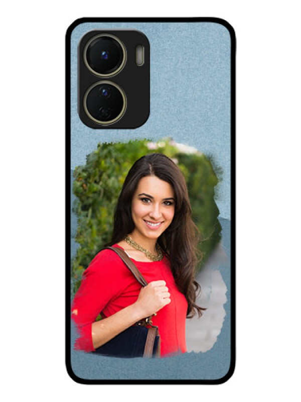 Custom Vivo Y16 Custom Metal Phone Case - Grunge Line Art Design