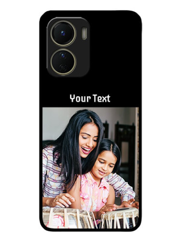 Custom Vivo Y16 Custom Metal Phone Case - Photo With Name Design
