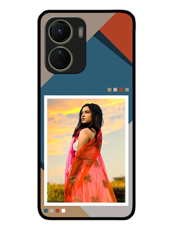 Custom Vivo Y16 Custom Metal Phone Case - Retro Color Pallet Design