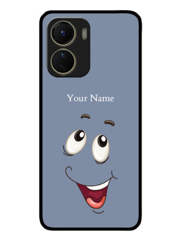 Custom Vivo Y16 Custom Metal Phone Case - Laughing Cartoon Face Design