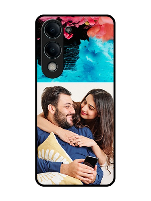 Custom Vivo Y19 5G Custom Metal Phone Case - Quote With Acrylic Painting Design