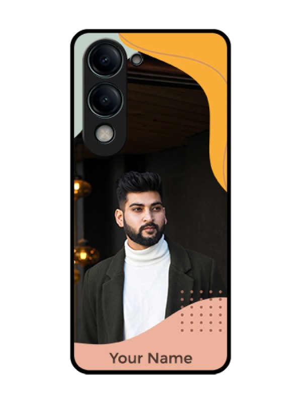 Custom Vivo Y19 5G Custom Metal Phone Case - Tri - Coloured Overlay Design