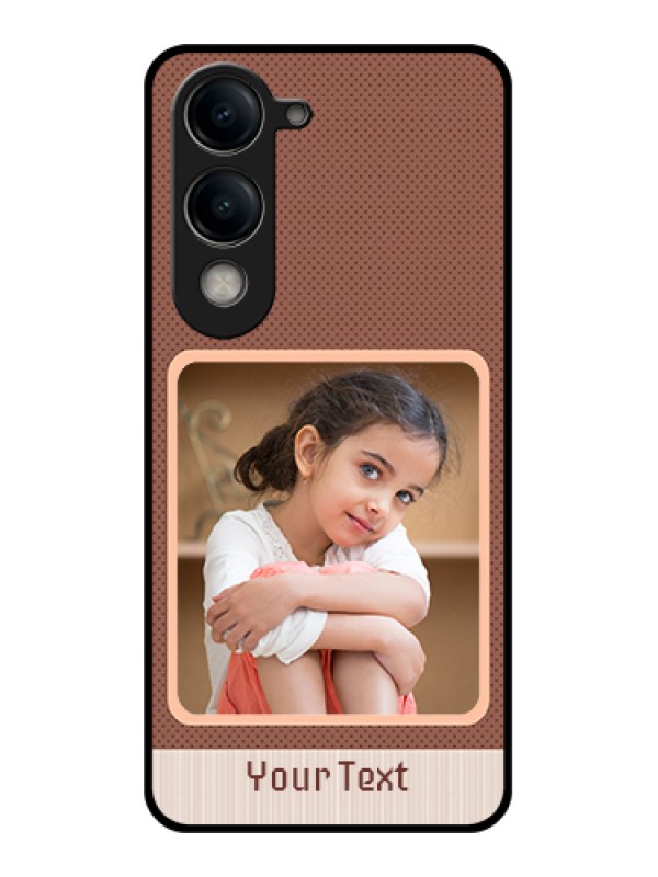 Custom Vivo Y19e Custom Metal Phone Case - Mom and Dad Pic Design