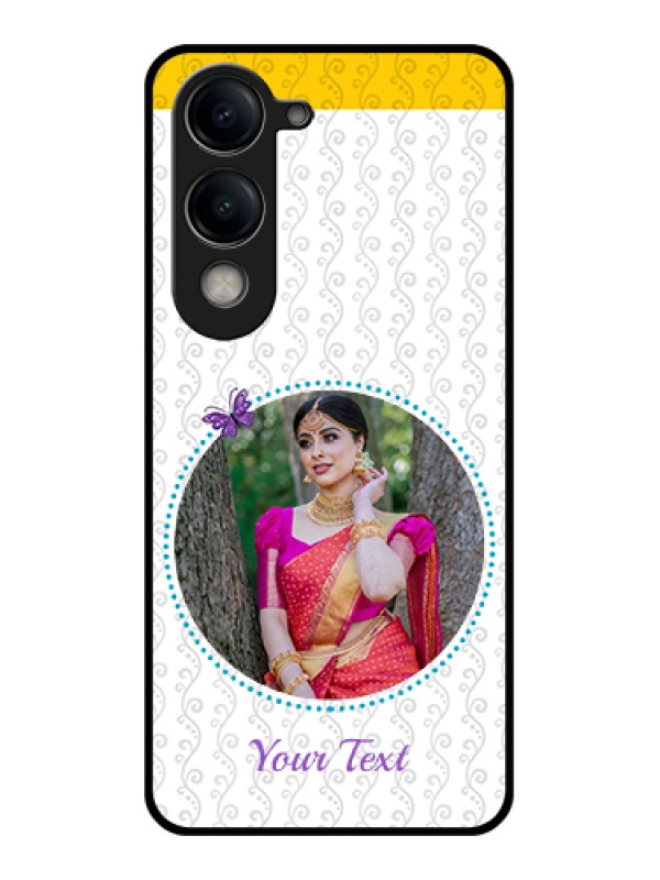 Custom Vivo Y19e Custom Metal Phone Case - Quote With Acrylic Painting Design