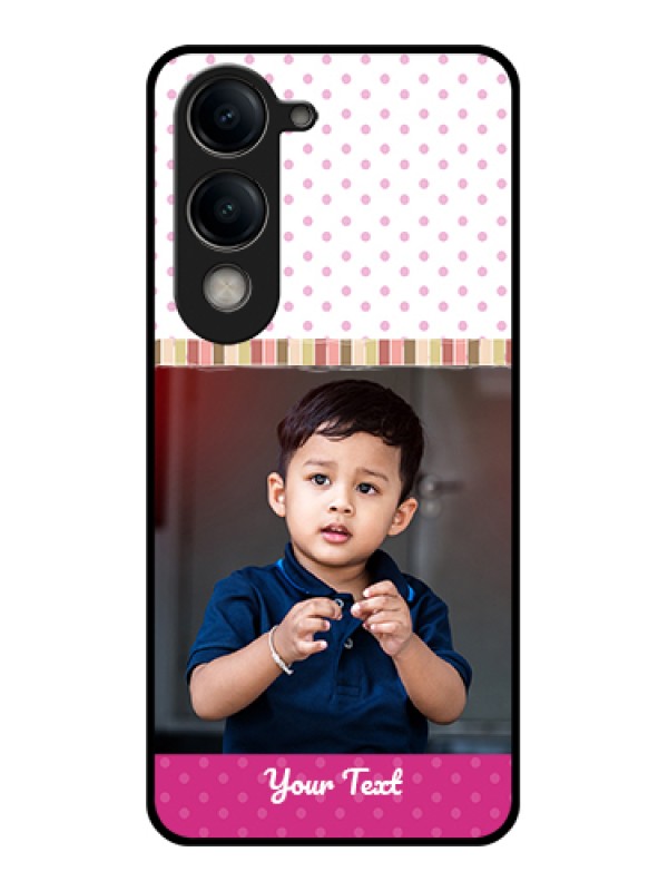 Custom Vivo Y19e Custom Metal Phone Case - Simple Love Design