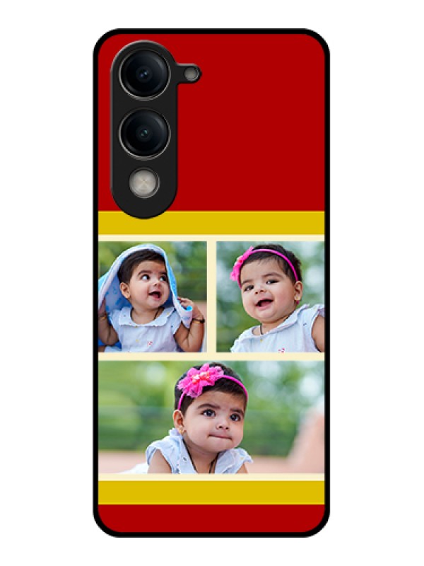 Custom Vivo Y19e Custom Metal Phone Case - With Photo And Ethnic Design