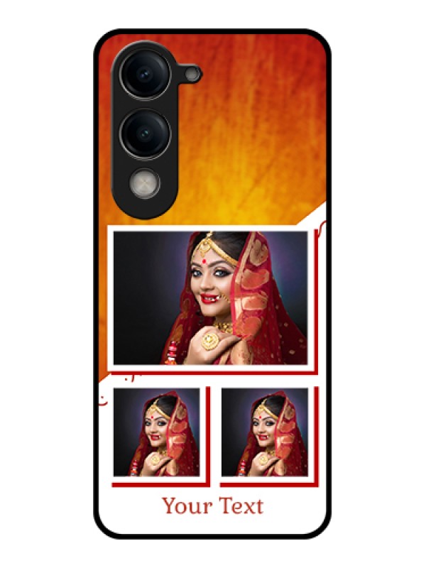 Custom Vivo Y19e Custom Metal Phone Case - Semi Cut Design