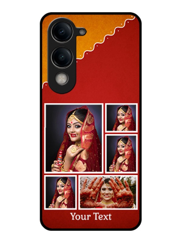 Custom Vivo Y19e Custom Metal Phone Case - Abstract Spiral Design