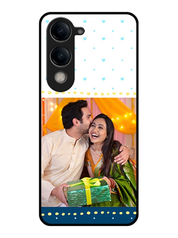 Custom Vivo Y19e Custom Metal Phone Case - Photo Wedding Design