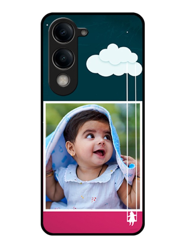 Custom Vivo Y19e Custom Metal Phone Case - Halloween Frame Design