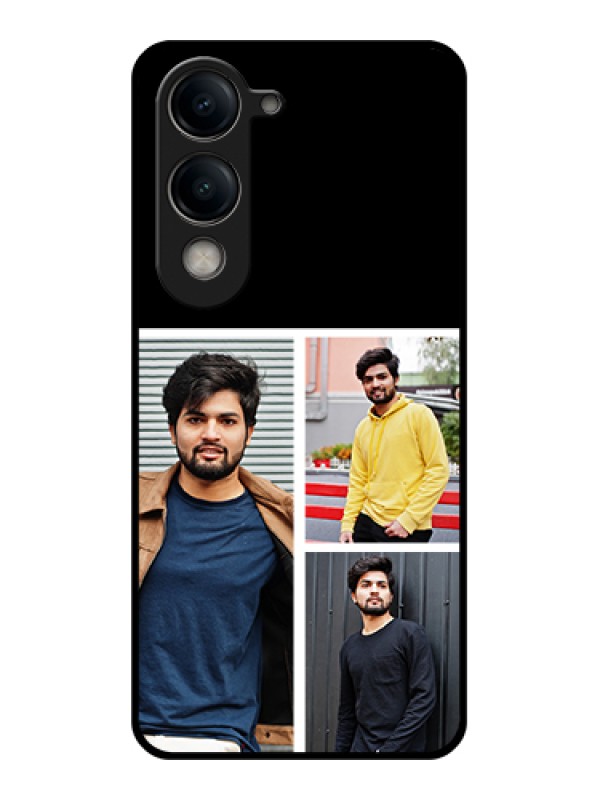 Custom Vivo Y19e Custom Metal Phone Case - Watercolor Floral Design