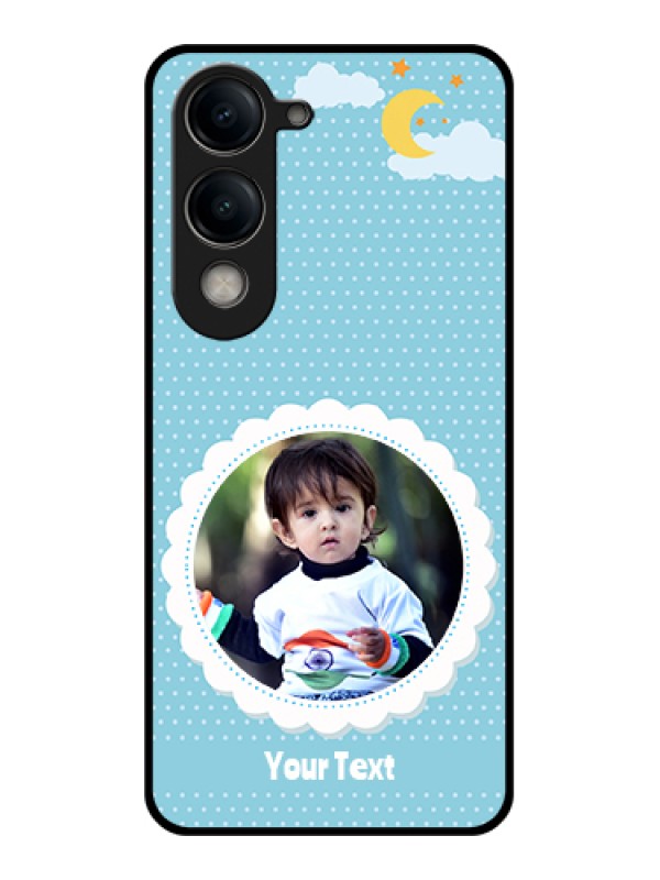 Custom Vivo Y19e Custom Metal Phone Case - Marble Texture Design