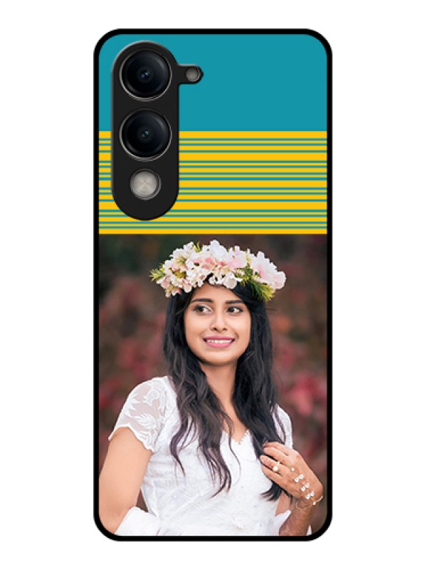 Custom Vivo Y19e Custom Metal Phone Case - Vintage Heart Design