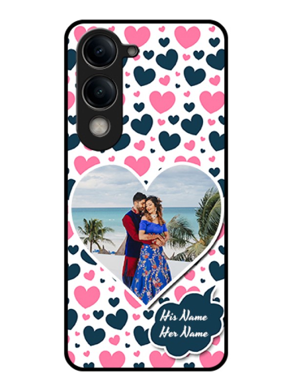 Custom Vivo Y19e Custom Metal Phone Case - Mrs With Name Design