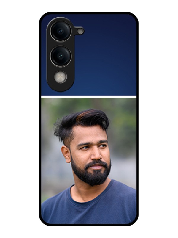 Custom Vivo Y19e Custom Metal Phone Case - King With Name Design