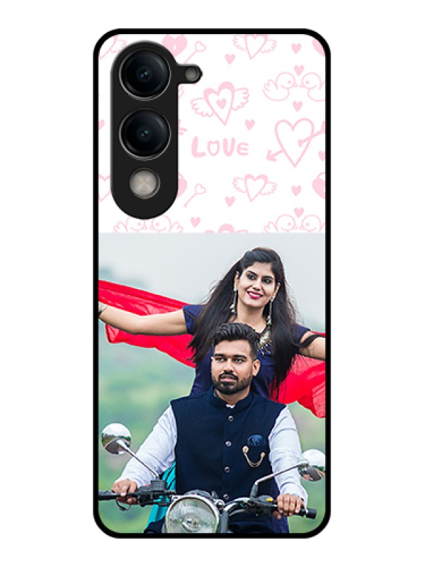 Custom Vivo Y19e Custom Metal Phone Case - Woman And Nature Design