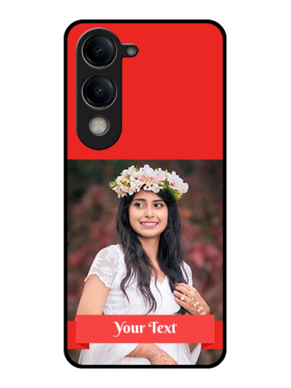 Custom Vivo Y19e Custom Metal Phone Case - Women With Pink Hat Design