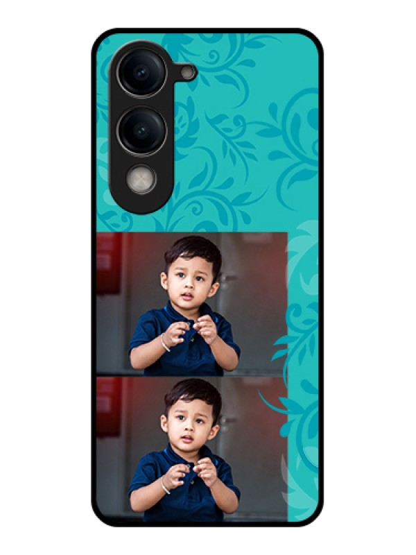 Custom Vivo Y19e Custom Metal Phone Case - Girl In Winter Outfit Design