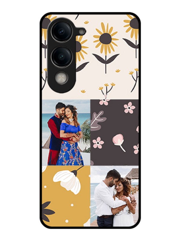 Custom Vivo Y19e Custom Metal Phone Case - Mixed Multi - Colour Abstract Art Design