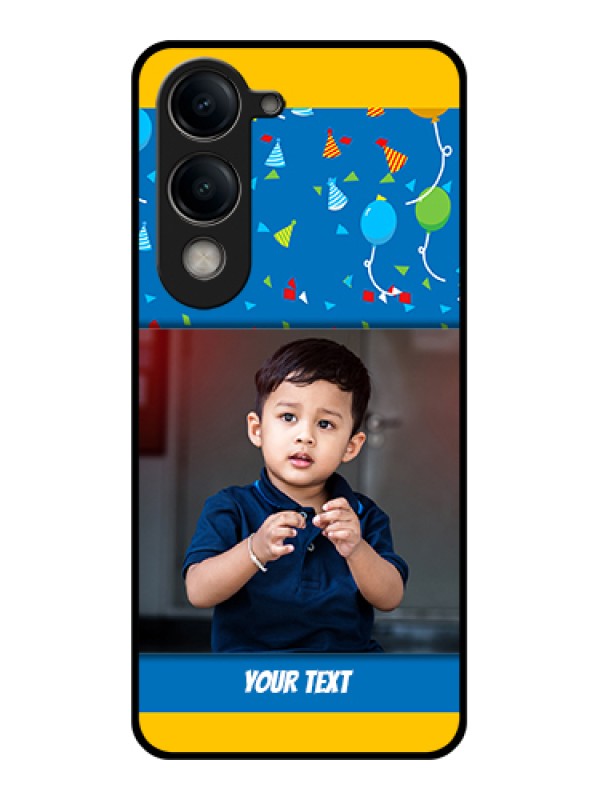 Custom Vivo Y19e Custom Metal Phone Case - Colorful Maze Pattern Design