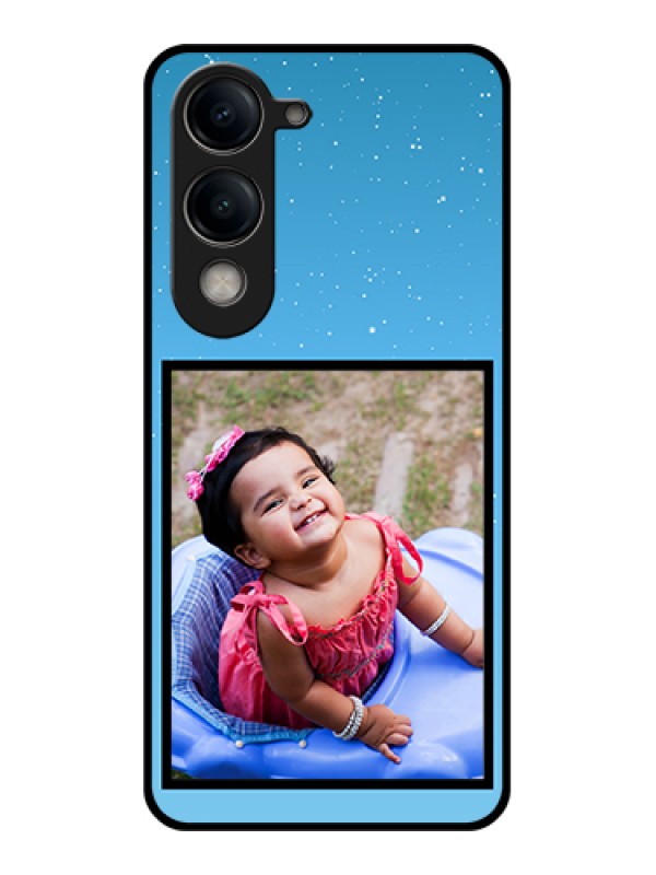 Custom Vivo Y19e Custom Metal Phone Case - Simple Triangle Design