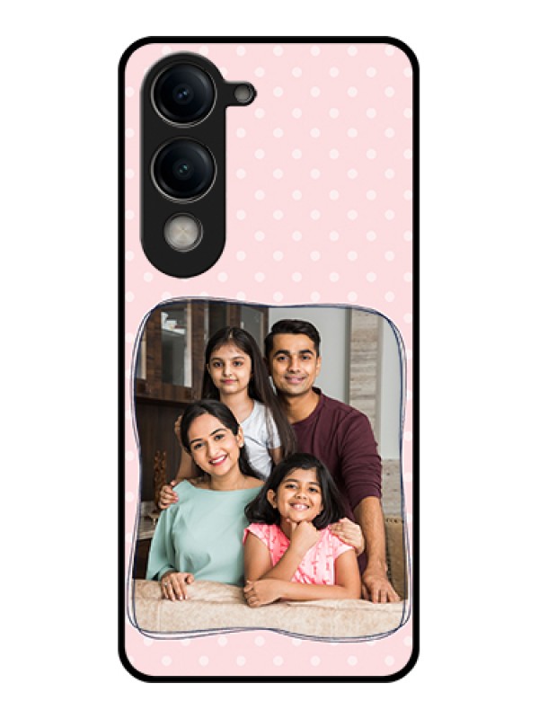 Custom Vivo Y19e Custom Metal Phone Case - Mandala Art With Custom Text Design