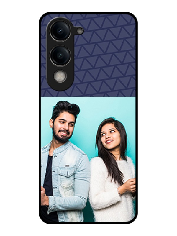 Custom Vivo Y19e Custom Metal Phone Case - Red Custom Year Of Birth Design