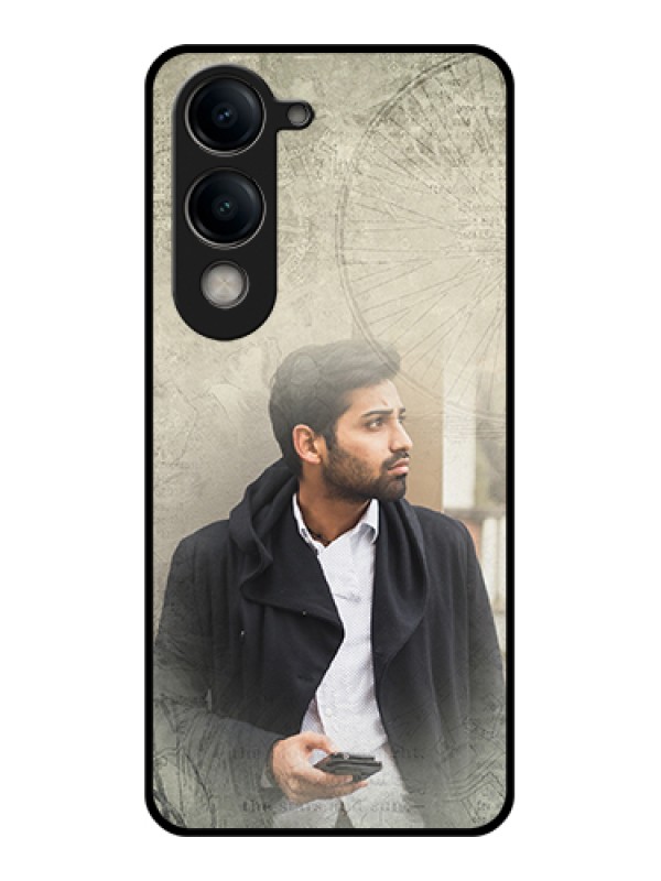 Custom Vivo Y19e Custom Metal Phone Case - With Vintage Design