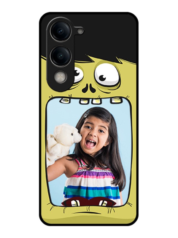 Custom Vivo Y19e Custom Metal Phone Case - Cartoon Monster Back Case Design