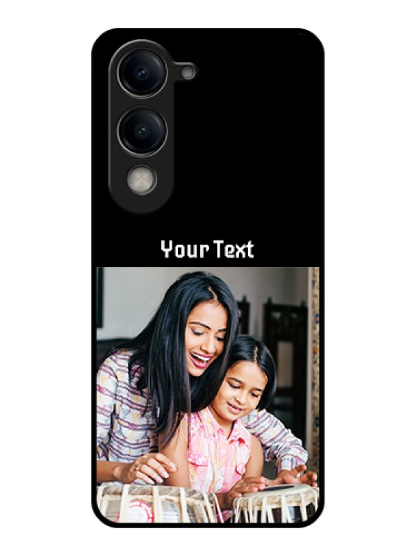 Custom Vivo Y19e Custom Metal Phone Case - Red Pattern Case Design