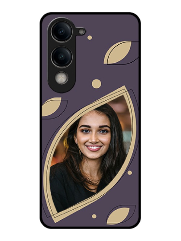 Custom Vivo Y19e Custom Metal Phone Case - Pink Color Pattern Design