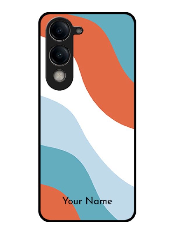 Custom Vivo Y19e Custom Metal Phone Case - Couple Pic Upload Design