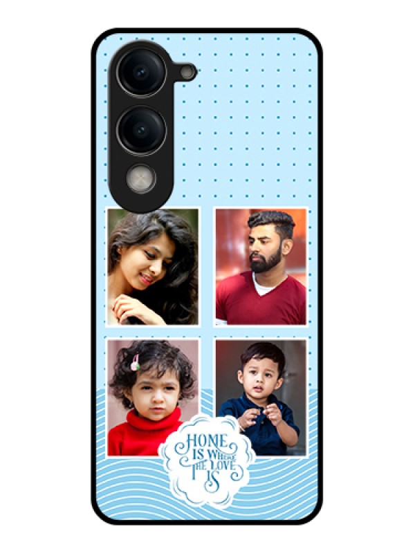 Custom Vivo Y19e Custom Metal Phone Case - Cute Family Design