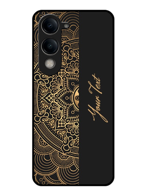 Custom Vivo Y19e Custom Metal Phone Case - Cute Girl With Cloud Design