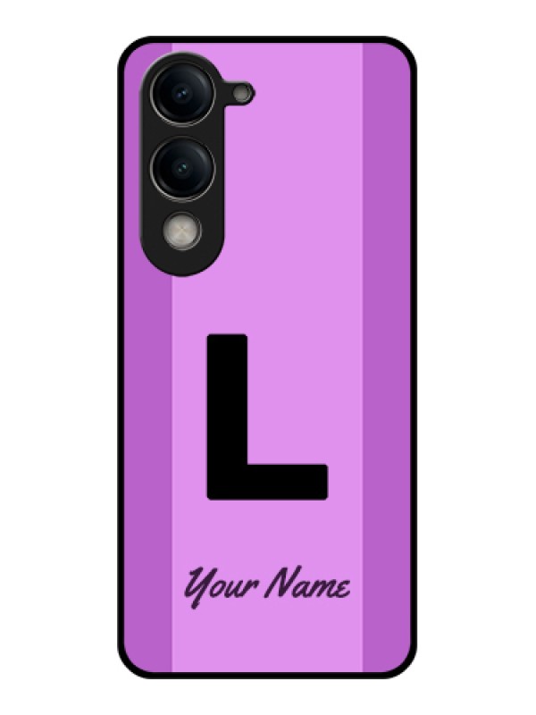 Custom Vivo Y19e Custom Metal Phone Case - Simple Pattern Design