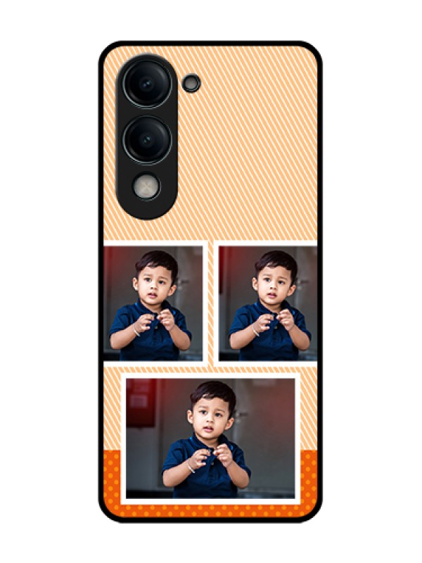 Custom Vivo Y19s Custom Metal Phone Case - Bulk Photos Upload Design