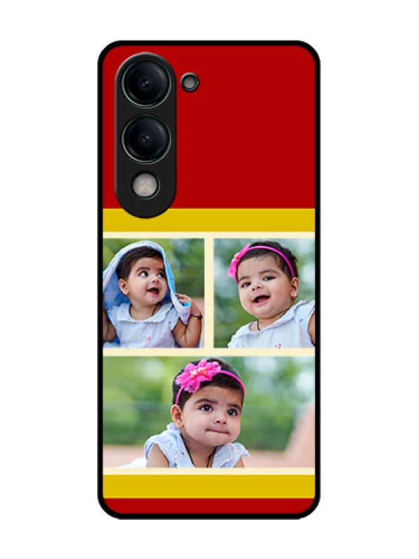 Custom Vivo Y19s Custom Metal Phone Case - Multiple Pic Upload Design