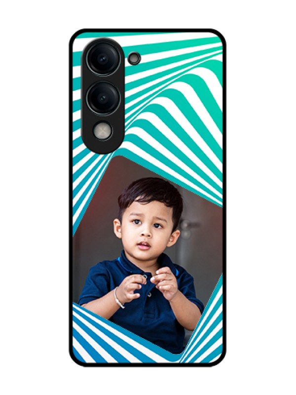 Custom Vivo Y19s Custom Metal Phone Case - Abstract Spiral Design