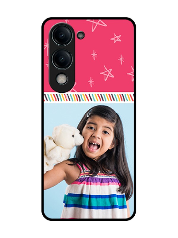 Custom Vivo Y19s Custom Metal Phone Case - Line Art Design