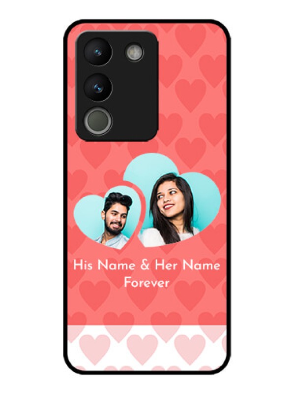 Custom Vivo Y200 5G Custom Metal Phone Case - Couple Pic Upload Design