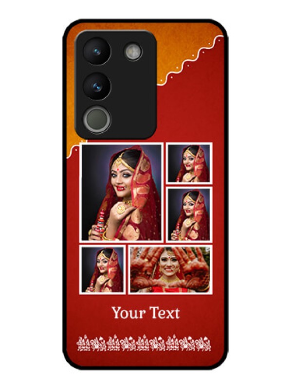 Custom Vivo Y200 5G Custom Metal Phone Case - Wedding Pic Upload Design