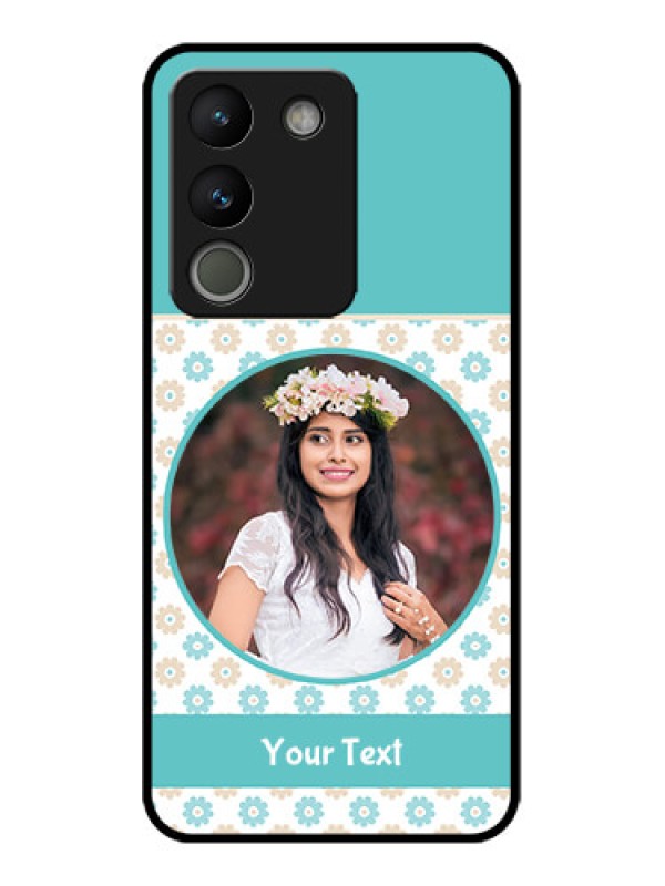 Custom Vivo Y200 5G Custom Metal Phone Case - Beautiful Flowers Design