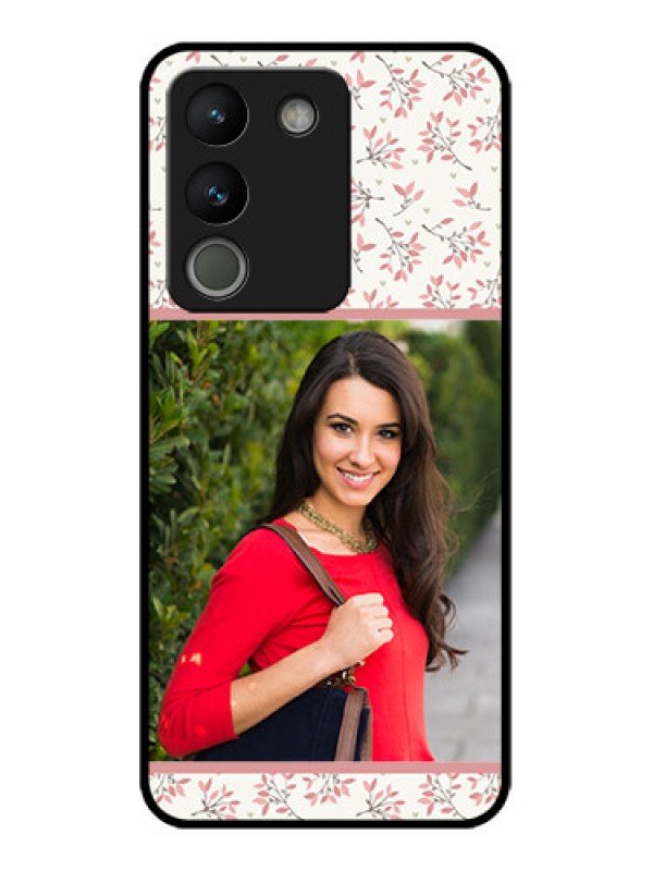 Custom Vivo Y200 5G Custom Metal Phone Case - Stunning Floral Design