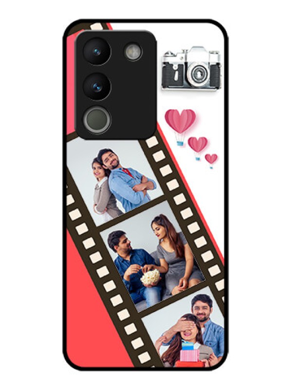 Custom Vivo Y200 5G Custom Metal Phone Case - 3 Image Holder With Film Reel