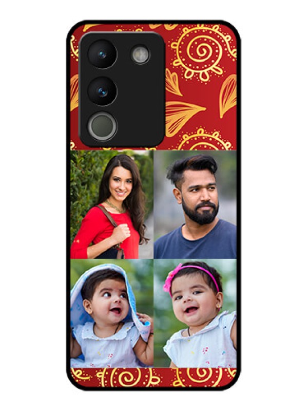 Custom Vivo Y200 5G Custom Metal Phone Case - 4 Image Traditional Design