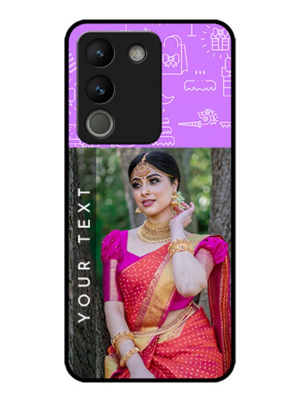 Custom Vivo Y200 5G Custom Metal Phone Case - Birthday Icons Design