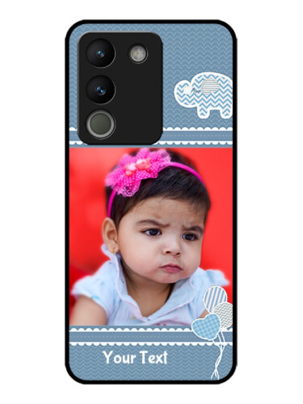 Custom Vivo Y200 5G Custom Metal Phone Case - With Kids Pattern Design