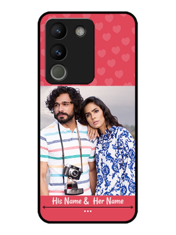 Custom Vivo Y200 5G Custom Metal Phone Case - Simple Love Design