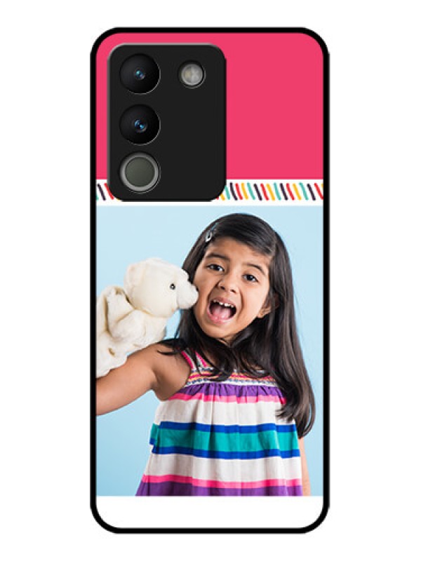 Custom Vivo Y200 5G Custom Metal Phone Case - Line Art Design